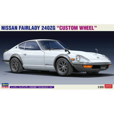 Hasegawa Nissan Fairlady 240 ZG custom wheel 1:24