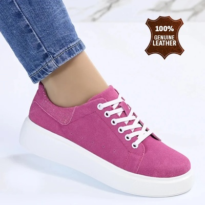 Обувки естествена кожа RS2008 Fuxia