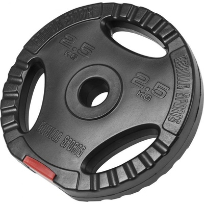 Gorilla Sports kotúč potiahnutý plast 2,5 kg 31 mm