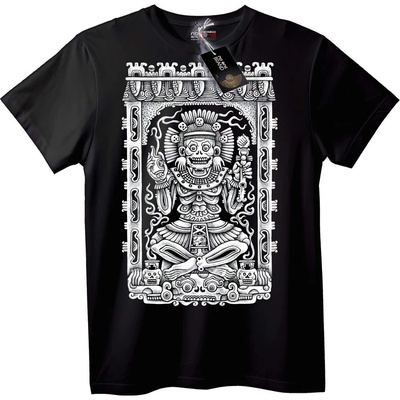 NOONEBRAND Тениска Маянски Череп - 2XL, White