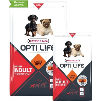 Opti Life adult Digestion Mini 2 x 7,5 kg