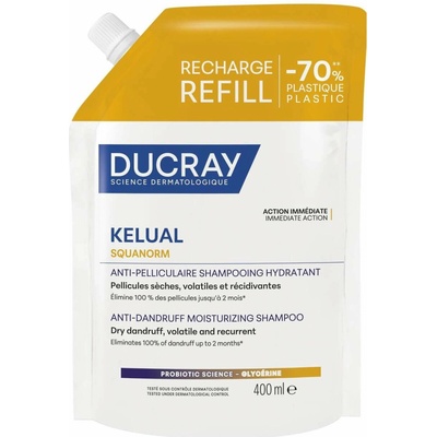 Ducray Kelual Squanorm Šampon hydratační na suché lupy 400 ml
