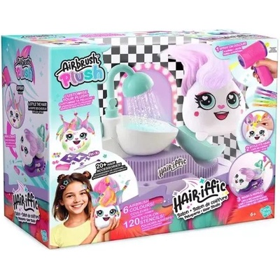 Kensho Canal Toys: Hairiffic фризьорски салон с плюшена играчка за оформяне на коса (AIR044)