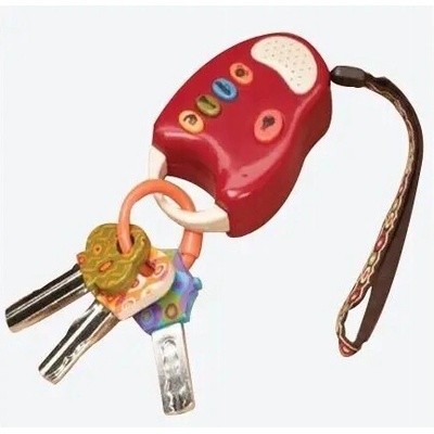 B.Toys Kľúčiky k autu FunKeys červené