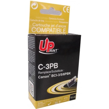 Compatible Съвместима мастилница UPRINT BCI3/BCI5/BCI6 CANON, Photo Black (LF-INK-CAN-BCI5-6B-UP)