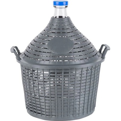 Demižón sklenený v plastovom obale, 15 l