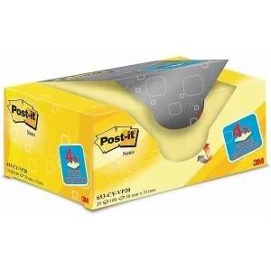 Post-it Self-adhesive block 653CY-VP20 yellow 38x51mm, 20 pieces (3M0460)