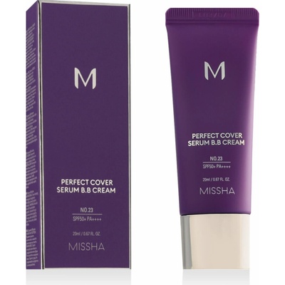 Missha BB-krém M Perfect Cover Serum BB Cream No.23 Natural Beige 20 ml