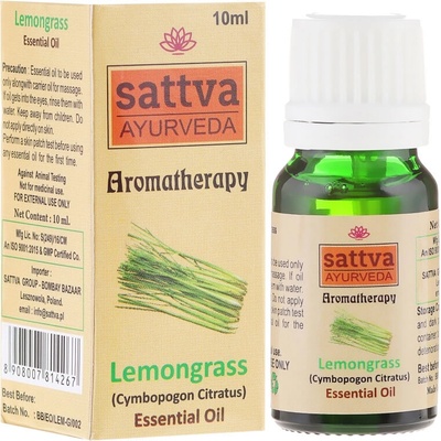 Sattva Esenciálny olej Citrónová tráva 10 ml