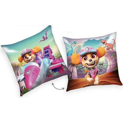 Herding Vankúš Paw Patrol Dino Rescue ružová 40x40