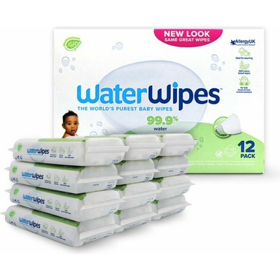 WaterWipes Soapberry Vlhčené ubrousky pro miminka 12 x 60 ks