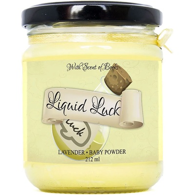 With Scent of Books Ароматна свещ - Liquid luck, 212 ml (LL-212)
