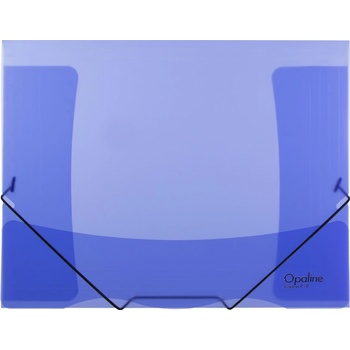 Karton P+P Opaline A4 dosky s chlopňami a gumičkou modré