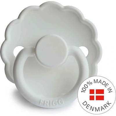Frigg Daisy kaučuk cumlík Bright White 1×1 ks