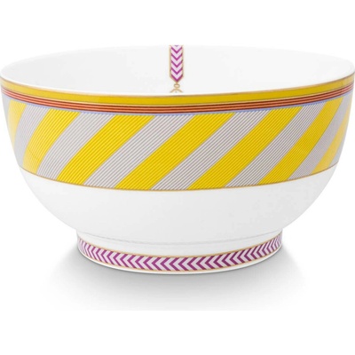Pip Studio Pip Chique Stripes miska žlutá 20,5 cm
