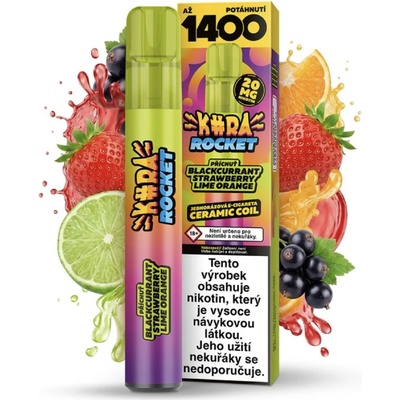 Kurwa Rocket Rainbow Ice 20 mg 1200 poťahov