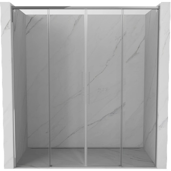 Mexen Rox Дует плъзгащи се душ врати 190 см, прозрачни, хром - 8C2-190-002-01-00 (8C2-190-002-01-00)