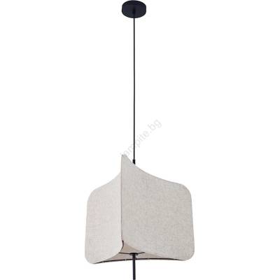 Polux Пендел HAVANA 1xE27/20W/230V Ø 50 см бежов (SA2354)