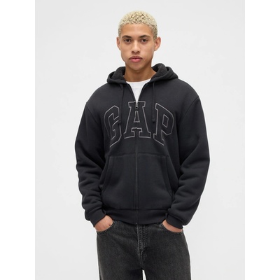 GAP Insulated Sweatshirt with Logo Mens čierna šedá
