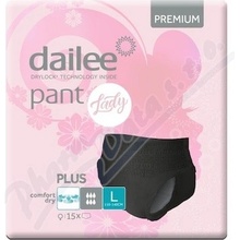 Dailee Pant Premium Lady Black PLUS L 15 ks