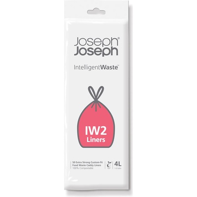Joseph Joseph Торби за отпадъци INTELLIGENTWASTE IW2 4л, 50 бр. , компостируеми, Joseph Joseph (JS30007)