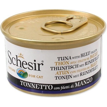 SCHESIR tuniak s hovädzím mäsomm v želé 85 g