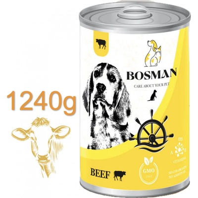 Bosman Adult s hovädzím mäsom 1240 g