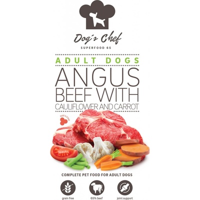 Dog's Chef Angus Beef with Cauliflower & Carrot SF 12 kg