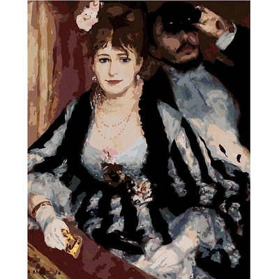 zuty Malování Podle Čísel Divadelní Lóže Pierre-Auguste Renoir 80 x 100 Cm Plátno