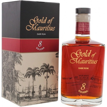 Gold of Mauritius Solera Dark Rum 8y 40% 0,7 l (karton)