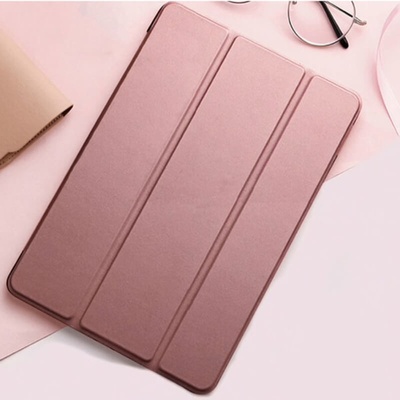 SES 2v1 Smart flip cover + zadní plastový ochranný kryt Samsung Galaxy Tab A8 SM-X200 10528 růžový