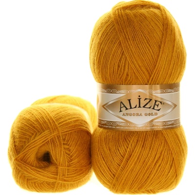 Alize Angora Gold 02 hořčicová