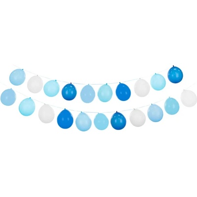PartyDeco Balónová girlanda GBN19-001 modrá