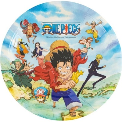 Chaks Papierové taniere One Piece 18 cm