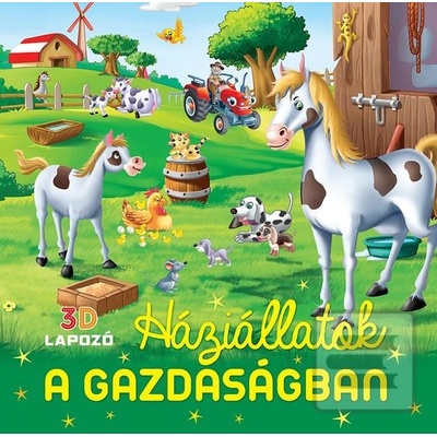 Háziállatok a gazdaságban 3D lapozó