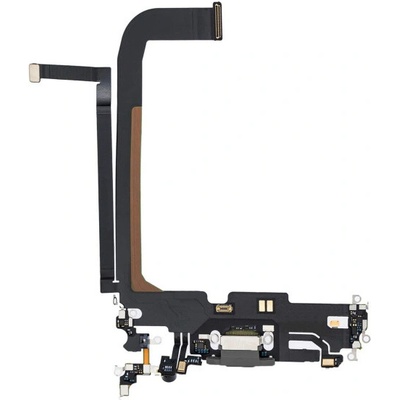 AppleKing nabíjací a audio flex konektor pre Apple iPhone 13 Pro Max - čierna