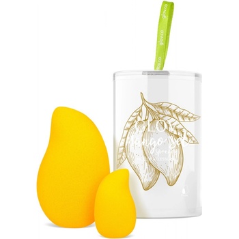 Glov Houbička na make-up Makeup sponge mango set yellow