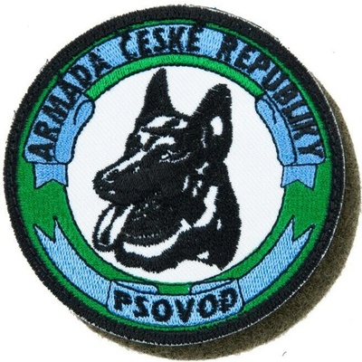 Nášivka: PSOVOD - znak AČR barevná
