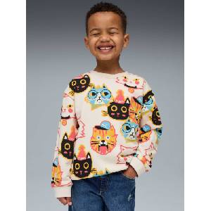 PUMA Блуза MOODY CAT AOP Crew TR PS