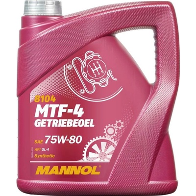 MANNOL MTF-4 GETRIEBEOEL 75W80 API GL4 - olej převodový syntetický 4L (75W-80)