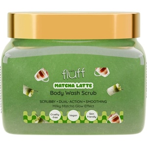 Fluff Скраб за тяло, матча лате, 350 ml - ozone