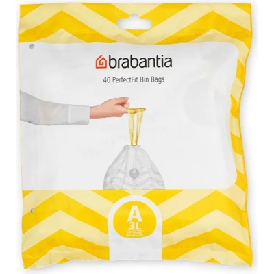 Brabantia Торби за боклук A PERFECTFIT 3 л, 40 бр. , Brabantia (BRAB137600)