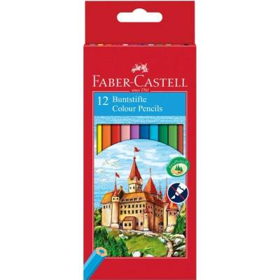 Faber Castell sada 12 farebných ceruziek s šesťhranným profilom 120112