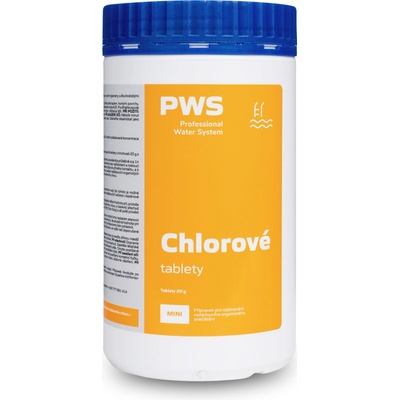 PWS Chlorové tablety pomalurozpustné Mini 2kg