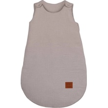 Infantilo Detský letný mušelínový spací vak Light baby soft Béžový