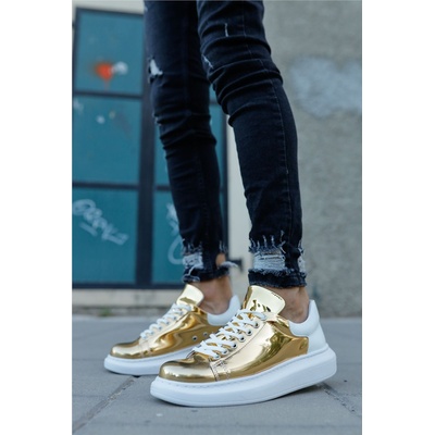 Chekich Унисекс обувки с връзки CH259 - Златисти #359856 (359856_Бяло)