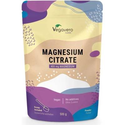 Vegavero Magnesium Citrate, 200 mg, 500 g, Vegavero (VV-VITA-403)