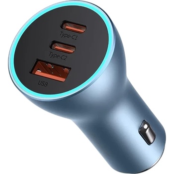 Baseus Зарядно за кола Baseus USB-A + 2 x Кабел USB C 65W (513)