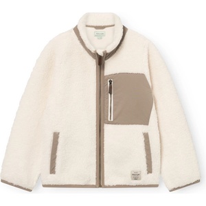 Mini A Ture Детско поларено яке Mini A Ture Kid's Matalinur Fleece jacket - Angora Cream - размер 92 (EU) (703-7015-0111)