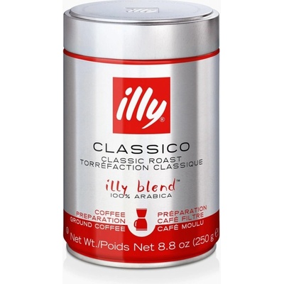 Illy Classico tin filtrovaná mletá 250 g